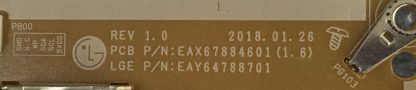 EAY64788701 EAX67884601(1.6) LG 75SK8100PLA POWER BOARD - Görsel 2