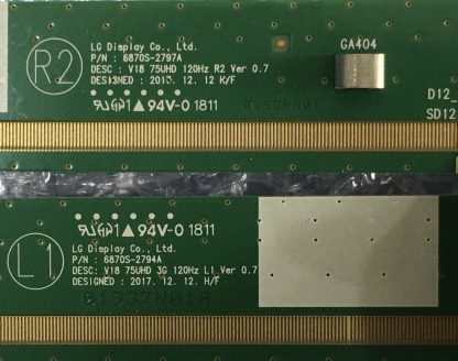 6870S-2794A 6870S-2795A 6870S-2796A 6870S-2797A LG 75SK8100PLA COF - Görsel 3