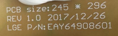 EAY64908601 LG 75UM7600PLB POWER BOARD - Görsel 2