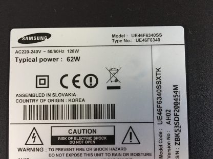 BN44-00623B L46X1QDHS SAMSUNG UE46F6470SSXTK POWER BOARD - Görsel 3