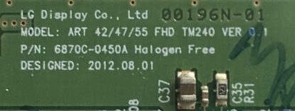6870C-0450A PHILIPS 42PFL6188K T-CON BOARD - Görsel 2