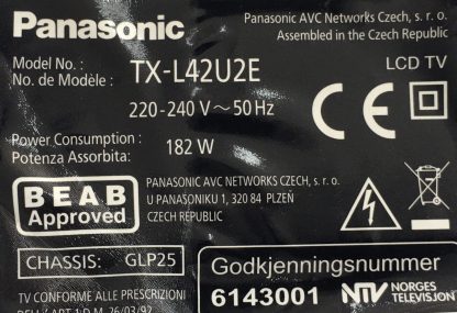 TNP8EA106 8 A TXN/A20QWB PANASONIC TX-L42U2E  MAİN BOARD - Görsel 4