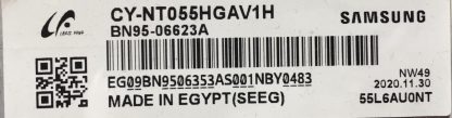 BN61-15485A NU7100_STS550AU9_40LEDs_3030F_2C_Rev1.0 SAMSUNG UE55RU7105U BRACKET - Görsel 4