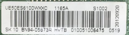 BN94-05873R BN94-05970J BN41-01812A SAMSUNG UE50ES5500 MAİN BOARD - Görsel 4