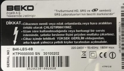 BEKO B46-LEG-6B SEHPA AYAĞI - Görsel 3