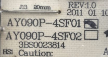 AY090P-4SF01 3BS0023814 SUNNY SN032LD18VG75B-V2FSM POWER BOARD - Görsel 2