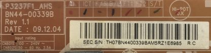 BN44-00339B P3237F1_AHS SAMSUNG LE37C650L 1W POWER BOARD - Görsel 2