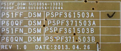 BN44-00600A PSPF361503A SAMSUNG PS51F5570SS POWER BOARD - Görsel 2