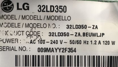 EAY60869102 EAX61124201/15 LG 32LD350-ZA POWER BOARD - Görsel 4