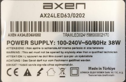 AXEN AX40DAB1705 KUMANDA - Görsel 3