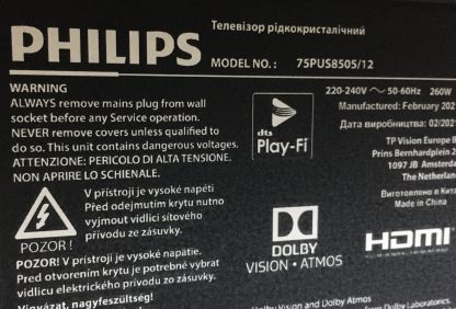 PHILIPS 75PUS8505/12 SEHPA AYAĞI - Görsel 3