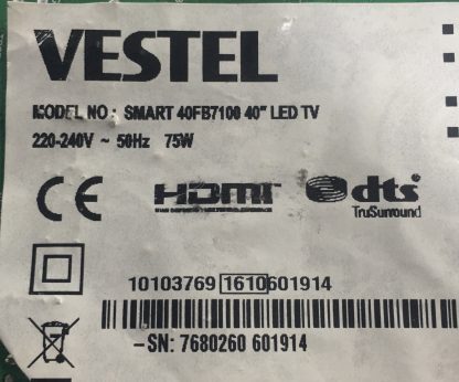 17MB97 260215R2 23355007 VESTEL 40FB7100 MAİN BOARD - Görsel 4