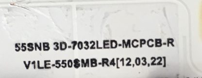 55SNB 3D-7032LED-MCPCB-R V1LE-550SMB-R3 SAMSUNG UE55ES7000S LED BAR - Görsel 3