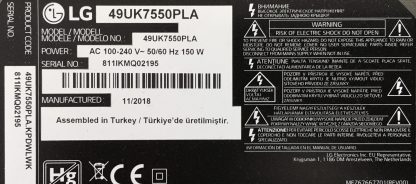 LG 49SK8100PLA SEHPA AYAĞI - Görsel 6