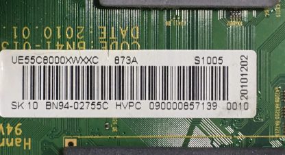 BN94-02724B BN94-02755C BN41-01367A SAMSUNG UE46C7000WW MAİN BOARD - Görsel 2