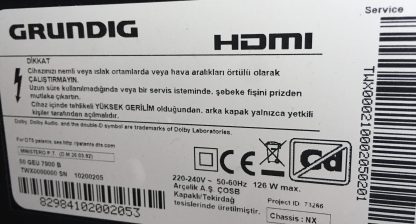 RC3214808/05 3139 238 30205 GRUNDIG 65GCU7900B KUMANDA - Görsel 4