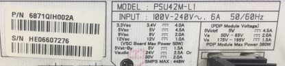 6871QIH002A VESTEL PSU42M-L1 POWER BOARD - Görsel 3
