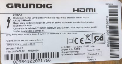SE50D09R-ZC22AG-05 GRUNDIG 50GEU7900B LED BAR - Görsel 5