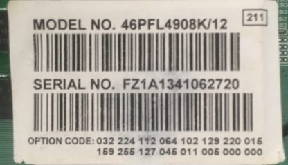 015B8000-A88-R88-L00-9803 PHILIPS 46PFL4908K/12 BLACLAYT - Görsel 3