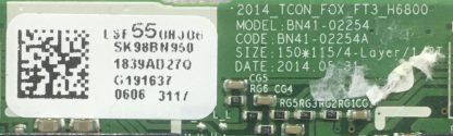 BN95-01839A BN41-02254A SAMSUNG UE55H6870ASXTK T.CON BOARD - Görsel 2