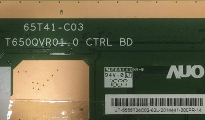 T650QVR01.0 CTRL BD SAMSUNG UE55JU7500T T.CON BOARD - Görsel 2