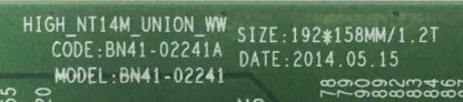 BN94-07854M BN41-02241A SAMSUNG UE40H5373AS MAİN BOARD - Görsel 3
