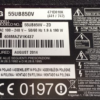 LG 55UB850V PLEKSİ