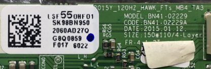 BN95-02060A BN41-02229A SAMSUNG UE55J6370SU T.CON BOARD - Görsel 2