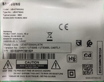 BN44-00852F BN44-00856C L48MSFR_MDY SAMSUNG UE49J5200AU POWER BOARD - Görsel 4