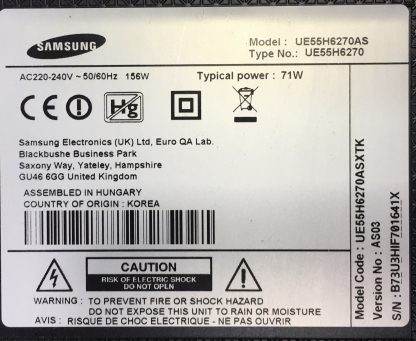 SAMSUNG UE55H6270 BN96-25548A SEHPA AYAĞI - Görsel 5