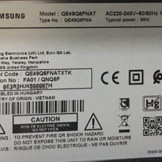 SAMSUNG QE49Q6FNATXTK PLEKSİ