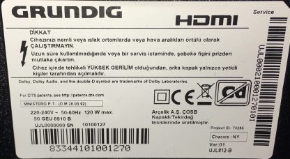 GRUNDIG 58GCU8905B SEHPA AYAĞI - Görsel 7