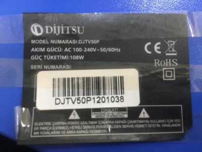 EACDJ7E13 IN8208A DİJİTSU DJTV50P T.CON BOARD - Görsel 5