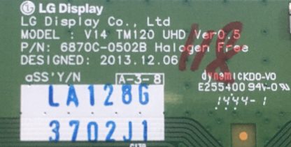 6870C-0502B PHILIPS 49PUS7909/12 T.CON BOARD - Görsel 2