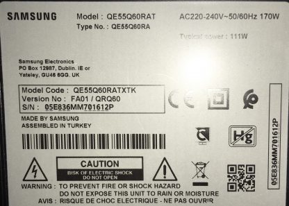 SAMSUNG UE55RU7105 SEHPA AYAĞI - Görsel 2
