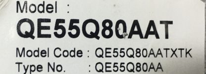 SAMSUNG QE55Q80AATXTK SEHPA AYAĞI - Görsel 5