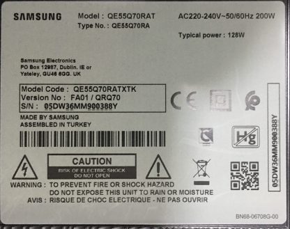 SAMSUNG QE55Q70RATXTK PLEKSİ