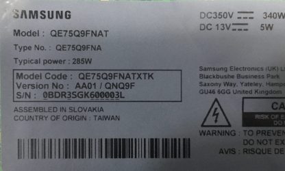 BN59-01264B SAMSUNG QE75Q9FNATXTK WİFİ MODÜL - Görsel 4