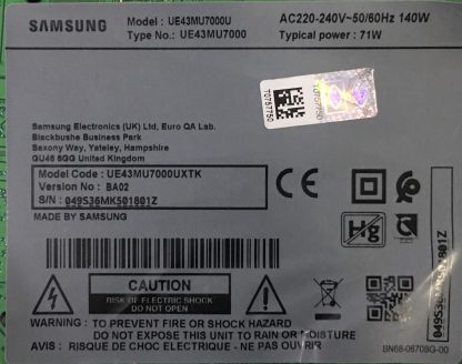 BN44-00806A L40S6_FDY SAMSUNG UE40JU6610UXTK POWER BOARD - Görsel 4
