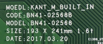 BN94-12437L BN41-02568B SAMSUNG UE43MU7000UXTK MAİN BOARD - Görsel 3