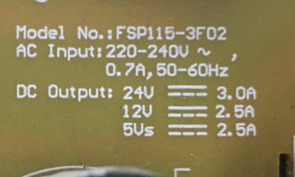 YTA910R FSP139-3F01 FSP115-3F02 BEKO F82-203 3 POWER BOARD - Görsel 3