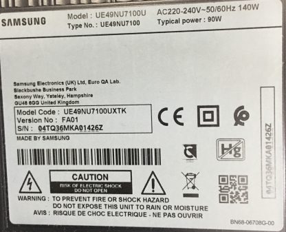 SAMSUNG UE55RU7105 SEHPA AYAĞI - Görsel 3