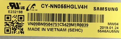 SAMSUNG UE55NU7100 PLEKSİ