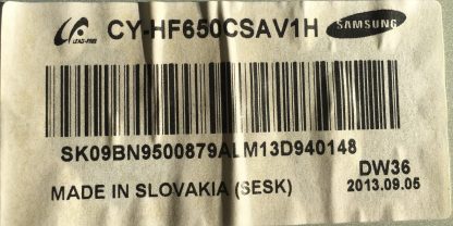 SAMSUNG UE65F6470SSXTK PANEL