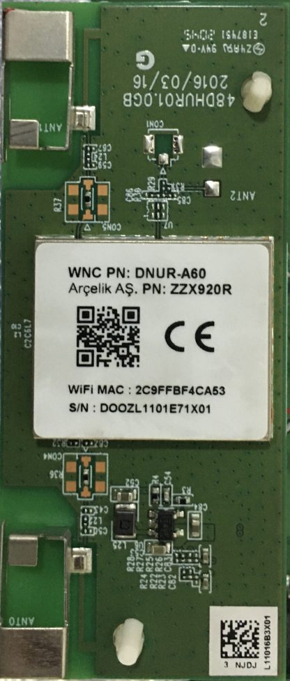 ZNF190R-5 UKR110 GRUNDIG 32GEH6955B MAİN BOARD - Görsel 3