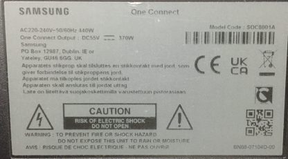 BN68-07104D BN91-23243D BN39-02687A SAMSUNG QE65QN8000A ONE CONNECT CABLE BOX - Görsel 4