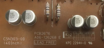 PCB2676 A06-126268 E PCB2677 A06-126269 E SONY KDL-40S2000 İNVERTÖR BOARD - Görsel 3