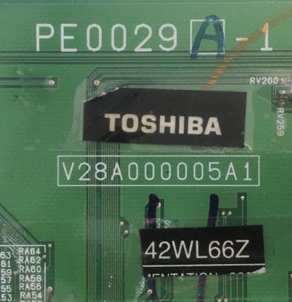 PE0029A-1 V28A000005A1 TOSHIBA 42WL66Z MAİN BOARD - Görsel 2