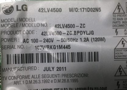 LG 42LV4500-ZC SEHPA AYAĞI - Görsel 2