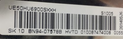 BN94-07578B BN41-02206B SAMSUNG UE50HU6900SX MAİN BOARD - Görsel 2